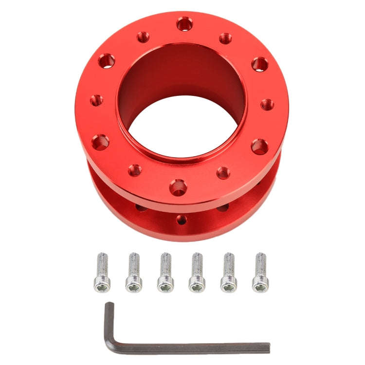 Car Steering Wheel Quick Release Base Heightening Pad (Red)