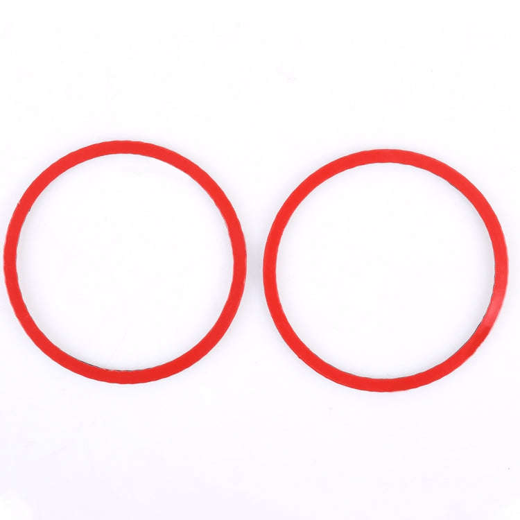 2 PCS Car Door Horn Trim Ring Decorative Sticker for Ford Mustang