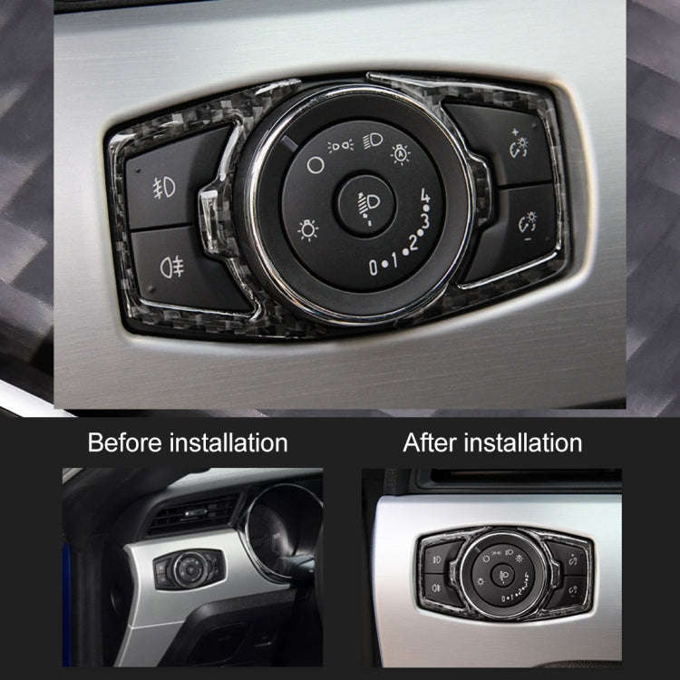 2 PCS Car Headlight Adjustment Decorative Sticker for Ford Mustang 2015-2020
