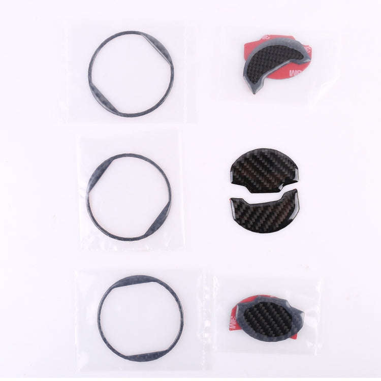 9 PCS Central Air Vents Cover Decorative Sticker Air Outlet Trim Ring for Ford Mustang 2015-2020