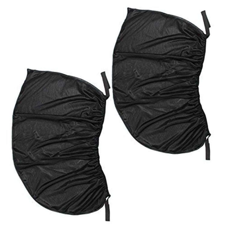2 PCS Car Shade Block Car Sun Block Window Gauze Shading Net Side Blocking Cover Sun Net Sandbags...