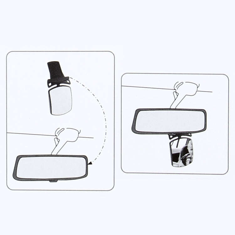 3R-2129 Car Truck Interior Rear View Blind Spot Adjustable Wide Angle Mirror, Size: 10.5*4.5*6.5cm