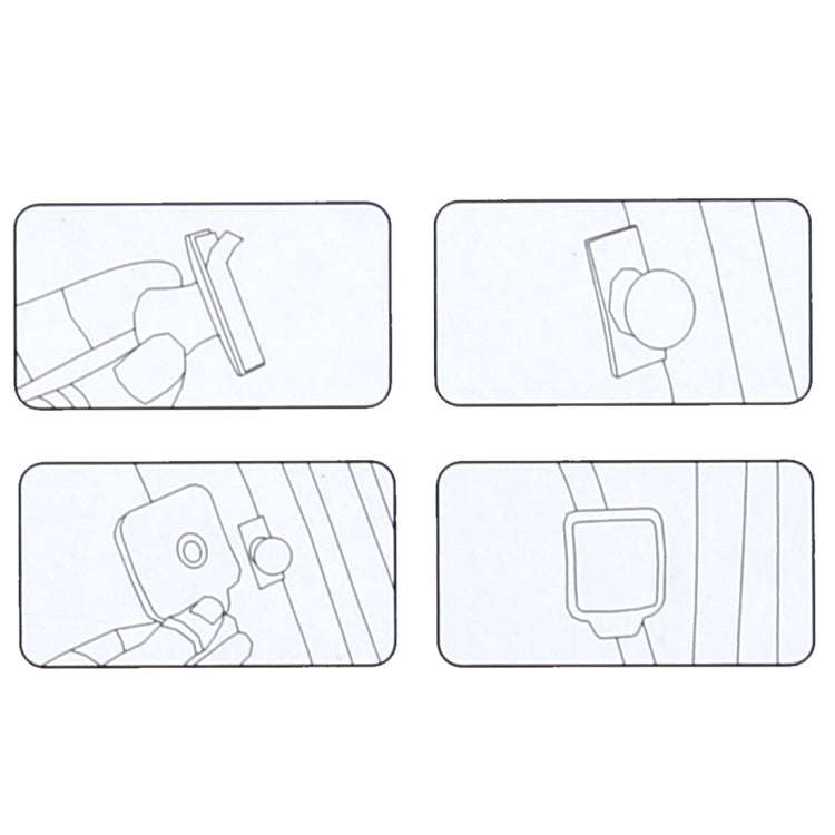 3R-2130 Car Truck Interior Adjustable Wide Angle Rear View Blind Spot Mirror, Size: 7*6.5*1cm