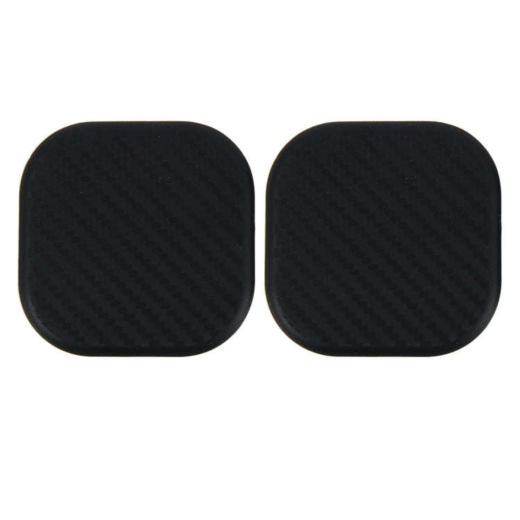 2 PCS Car Vehicle Carbon Fiber Texture Water Cup Pad Mat for Phone / GPS/ MP4/ MP3, Size: 6.5*6.5...