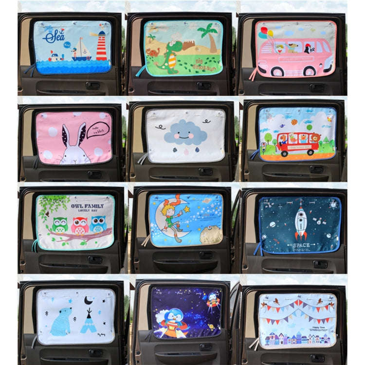 Car Curtain Sunscreen Insulation Window Sunshade Cover Auto Accessories, Size: about 52*68cm, Ran...