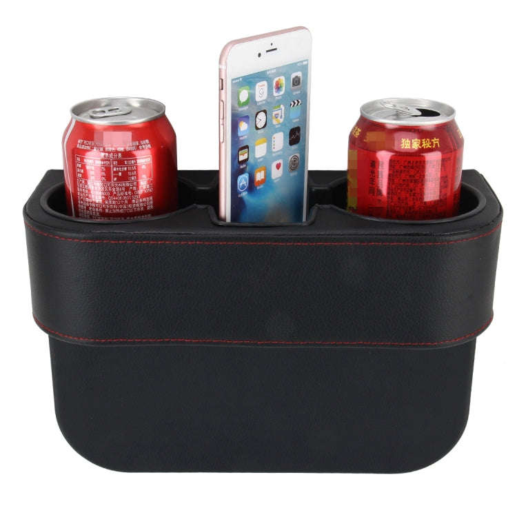 Car Seat Crevice Storage Box Cup Drink Holder Auto Pocket Stowing Tidying for Phone Pad Card Coin...