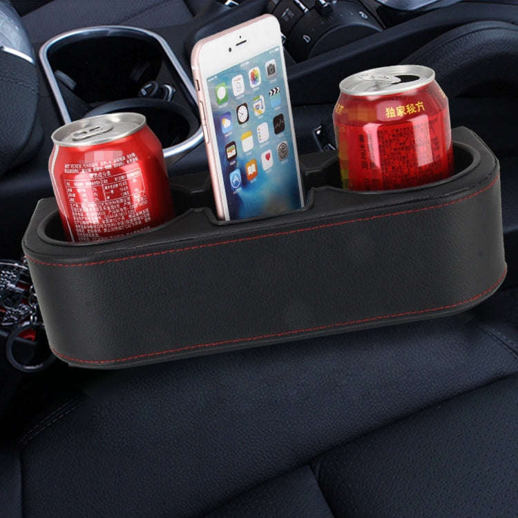 Car Seat Crevice Storage Box Cup Drink Holder Auto Pocket Stowing Tidying for Phone Pad Card Coin...