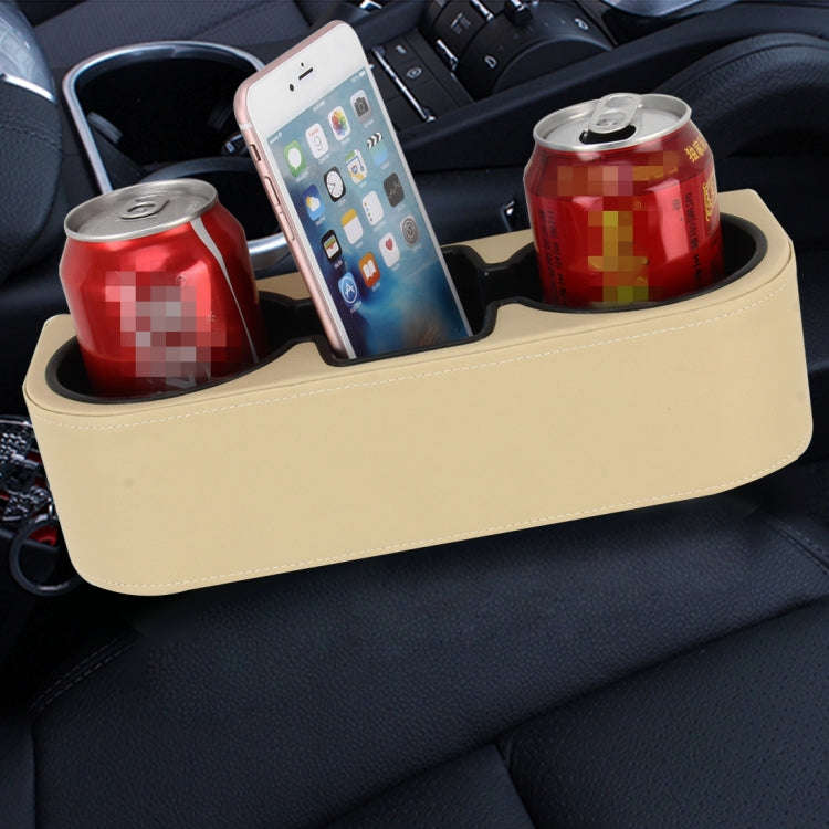 Car Seat Crevice Storage Box Cup Drink Holder Auto Pocket Stowing Tidying for Phone Pad Card Coin...