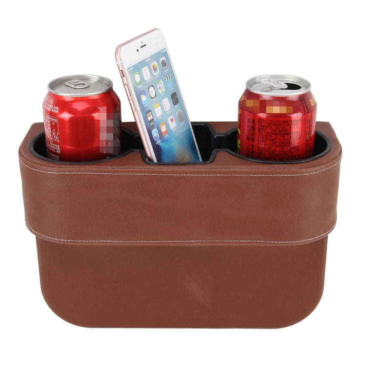 Car Seat Crevice Storage Box Cup Drink Holder Auto Pocket Stowing Tidying for Phone Pad Card Coin...