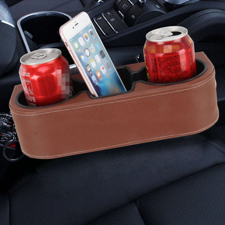 Car Seat Crevice Storage Box Cup Drink Holder Auto Pocket Stowing Tidying for Phone Pad Card Coin...
