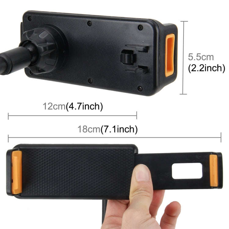 Auto Car Tablet PC Holder Cradle Tablet Car Holder, For Device Length in 15 inch, Random Color De...