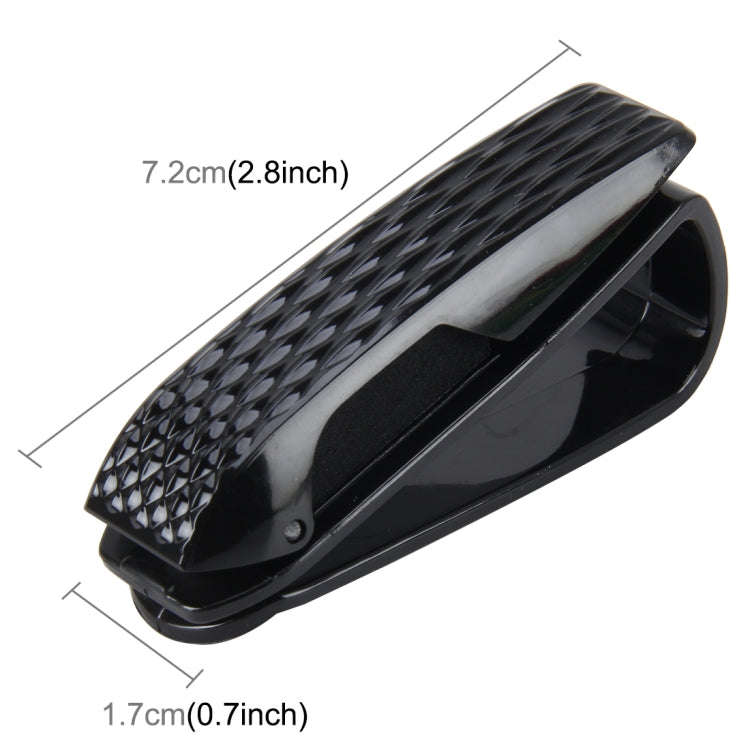 3R-2138 Vehicle Mounted Glasses Clip Car Sunglass Eyeglass Holder Glasses Sunglasses Holder Glass...