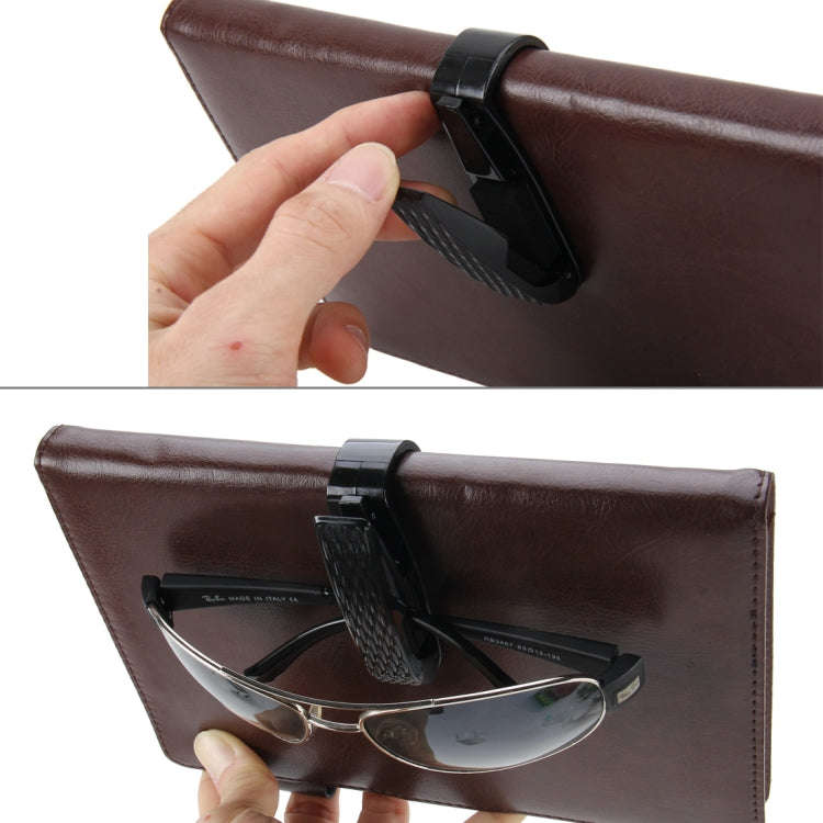 3R-2138 Vehicle Mounted Glasses Clip Car Sunglass Eyeglass Holder Glasses Sunglasses Holder Glass...