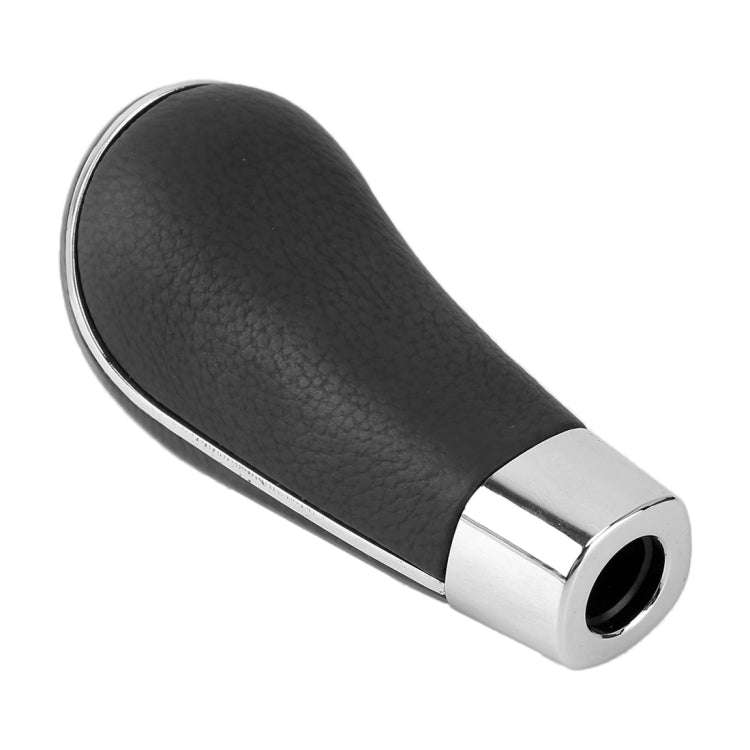Universal Carbon Fiber Texture Leather Hole Pattern Car Gear Shift Knob Modified Shifter Lever Knob