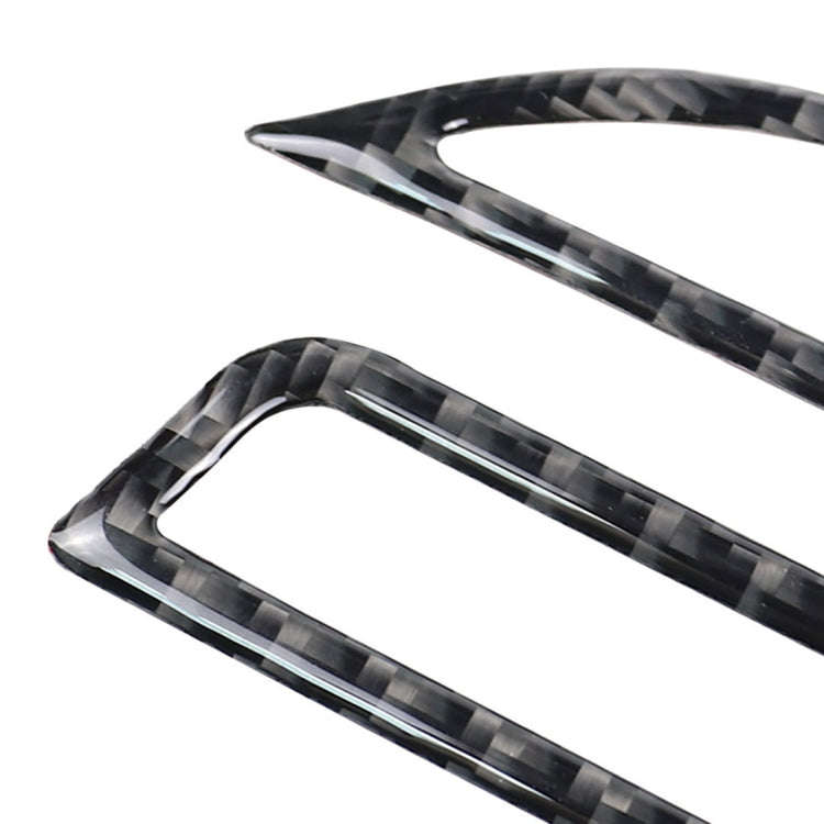 Car Carbon Fiber Air Outlet  Decorative Sticker for Volkswagen Golf 7 2013-2017, Left Drive