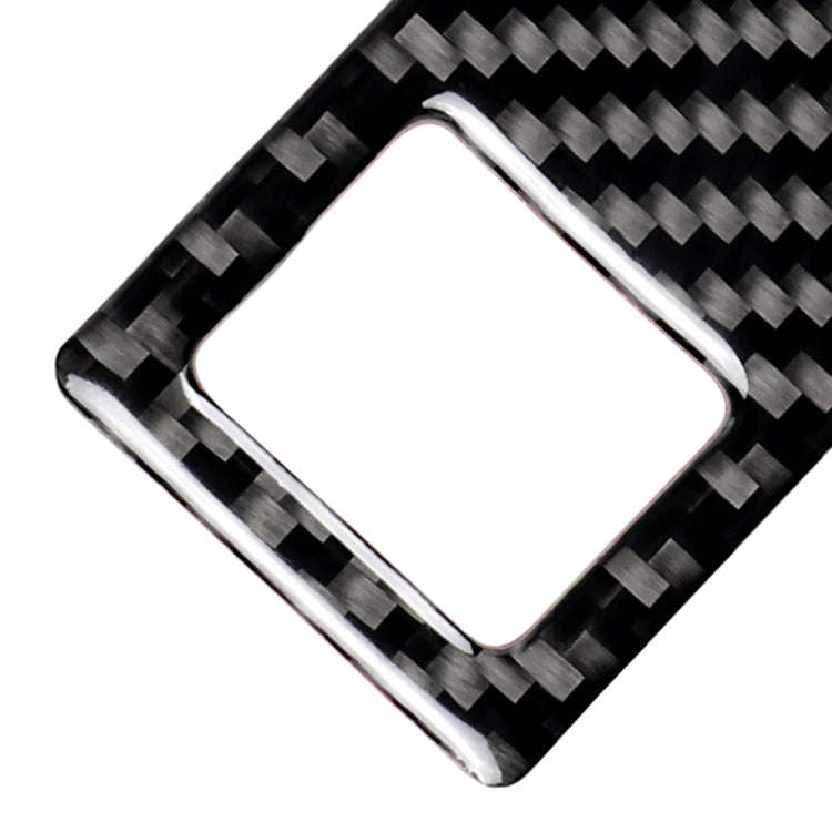 Car Carbon Fiber Emergency Light Frame Decorative Sticker for Volkswagen Golf 7 2013-2017, Left D...