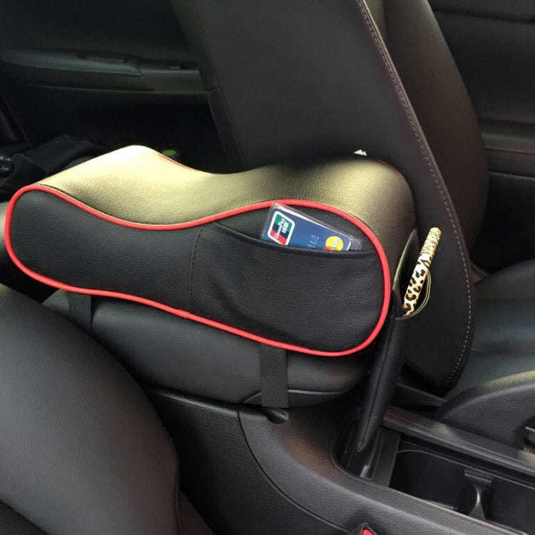 Universal Car PU Leather and Memory Foam Wrapped Armrest Box Car Armrest Box Mat with Phone Holde...