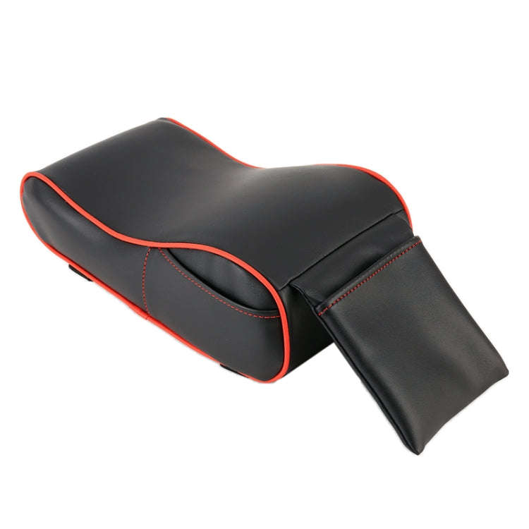 Universal Car PU Leather and Memory Foam Wrapped Armrest Box Car Armrest Box Mat with Phone Holde...