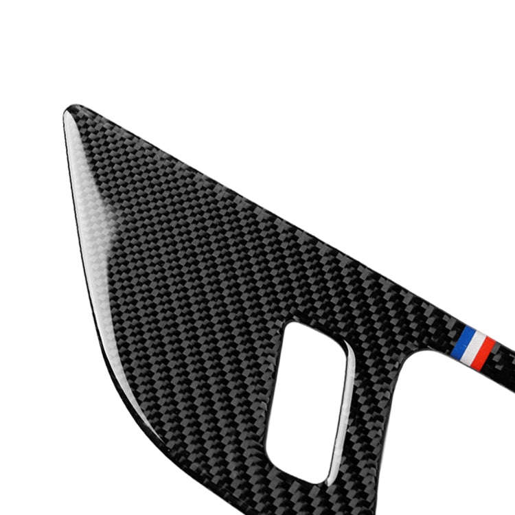 2 PCS Car USA Color Carbon Fiber Door Inner Handles Decorative Sticker for Ford Mustang 2015-2017