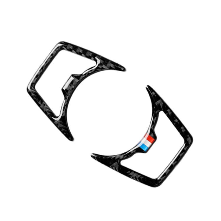 2 PCS Car USA Color Carbon Fiber Headlight Frame Decorative Sticker for Ford Mustang 2015-2017