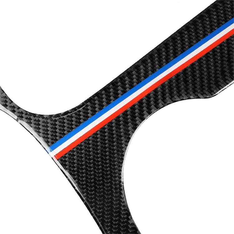 Car USA Color Carbon Fiber Left Drive Gear Position Panel Decorative Sticker for Ford Mustang 201...