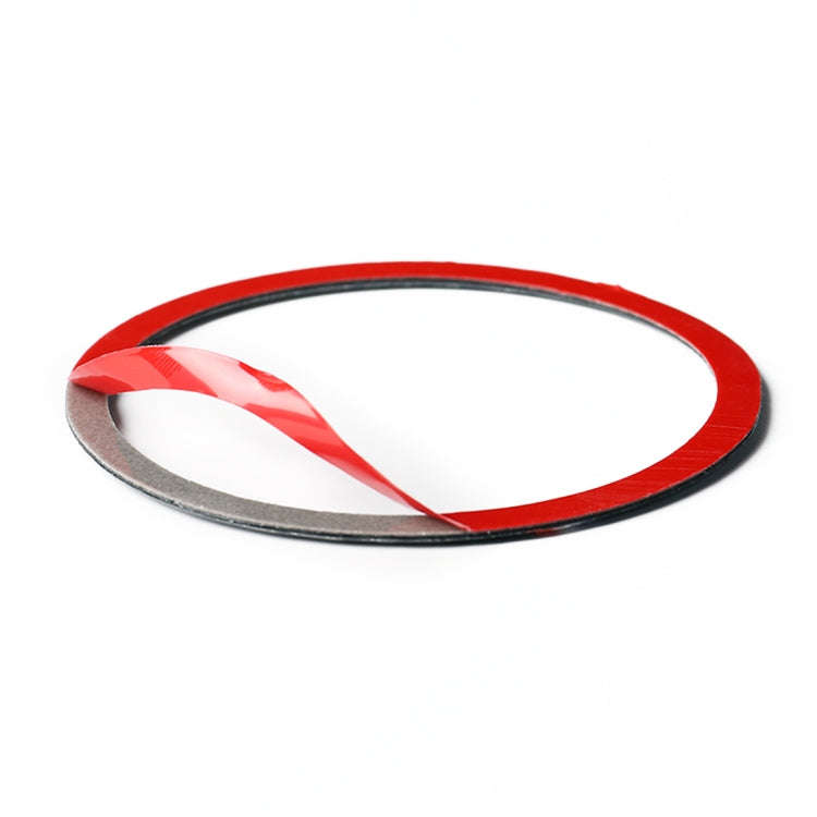 2 PCS Car USA Color Carbon Fiber Horn Ring Decorative Sticker for Ford Mustang 2015-2017