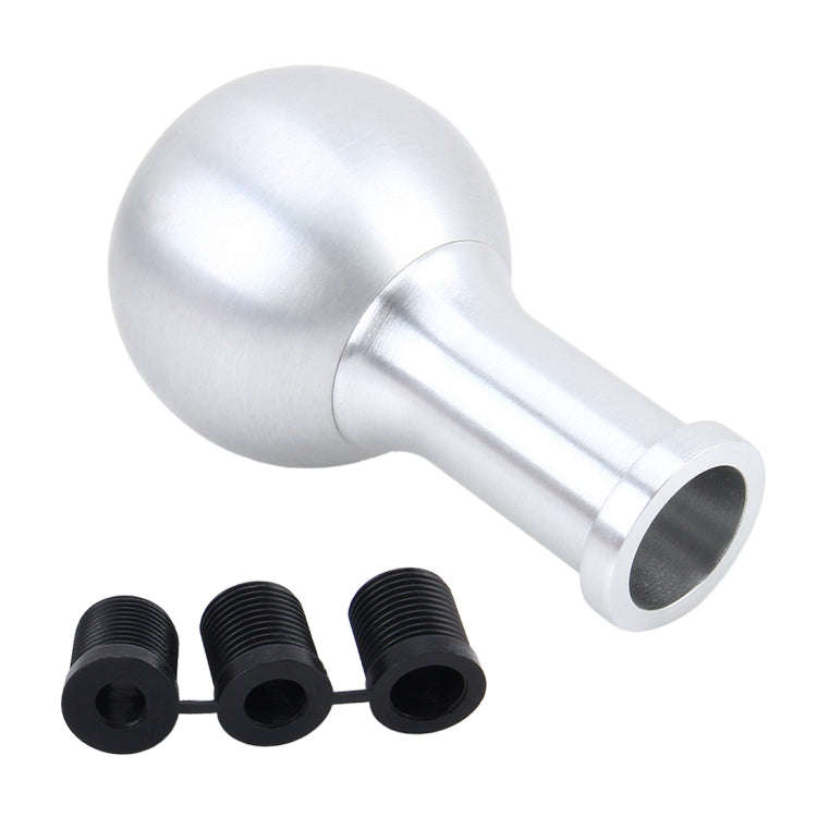 Universal Vehicle Car Bat Pattern Shifter Cover Manual Automatic Aluminum Gear Shift Knob(Silver)...