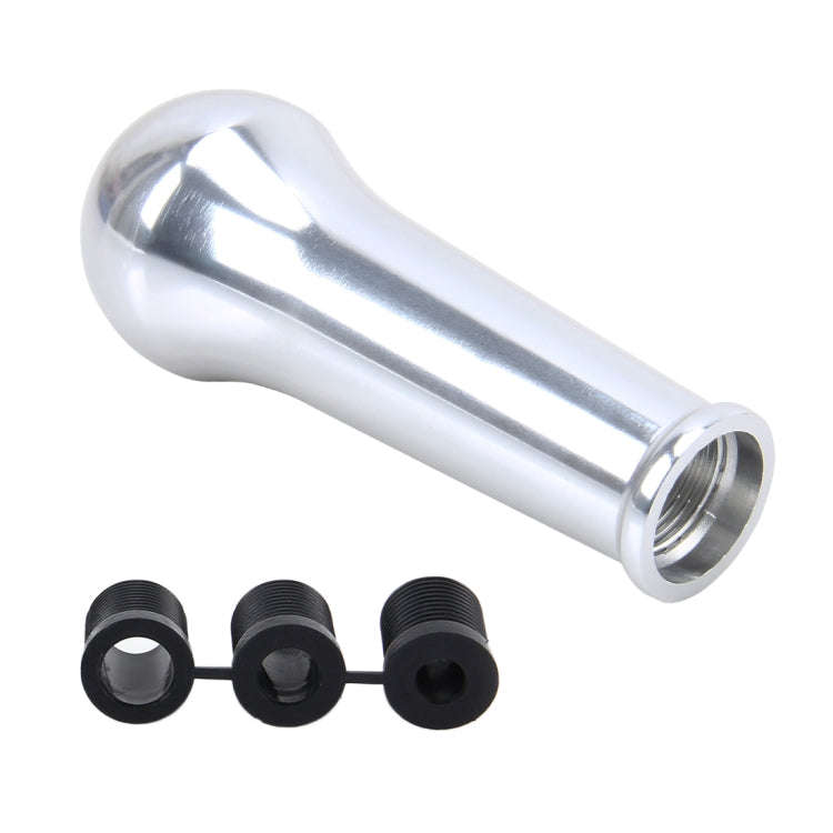 Universal Car Modified Shifter Lever Cover Manual Automatic Gear Shift Knob, Size: 10*4cm (Silver)