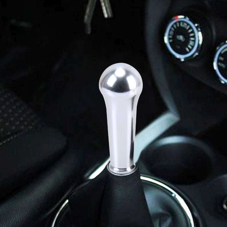 Universal Car Modified Shifter Lever Cover Manual Automatic Gear Shift Knob, Size: 10*4cm (Silver)