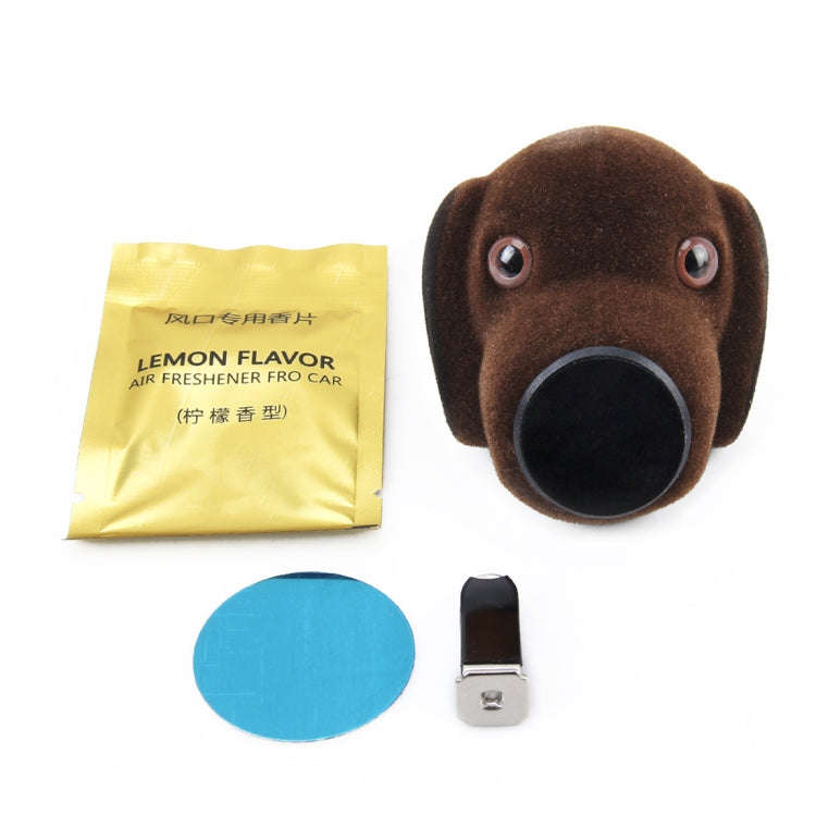 Car Cartoon Diffuser Air Freshener Perfume Vent Clip Styling Magnetic Support Phone Holder (Taupe)