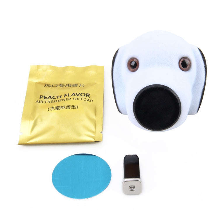 Car Cartoon Diffuser Air Freshener Perfume Vent Clip Styling Magnetic Support Phone Holder (White)