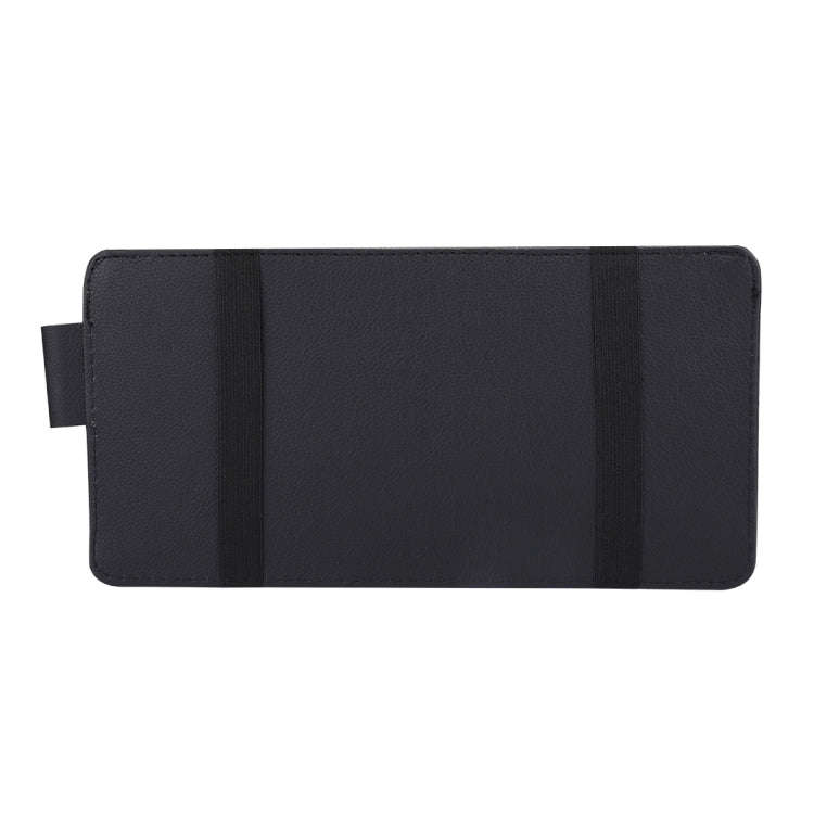 Universal Car Sun Visor Board Paper Tissue Box CD Storage Case Holder Card Bag Organizer (Black)