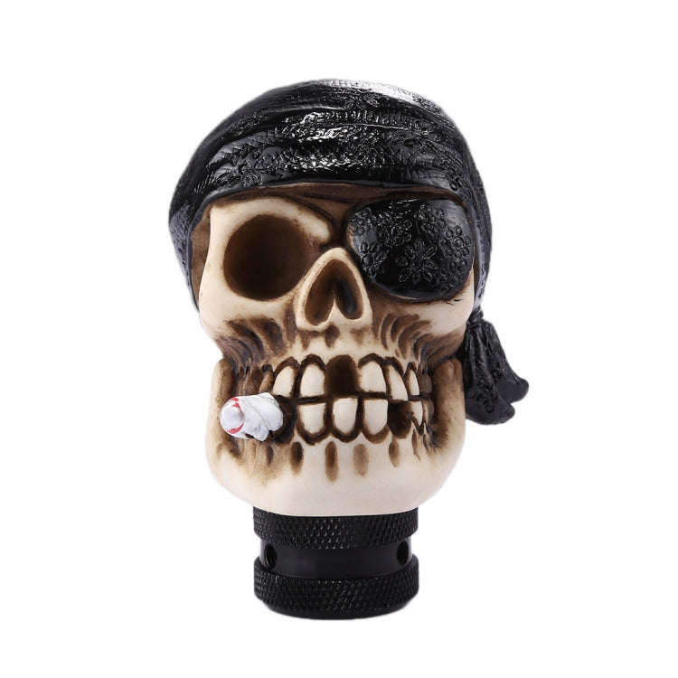 Pirate Skull Shaped Universal Vehicle Car Shifter Cover Manual Automatic Gear Shift Knob (Black)