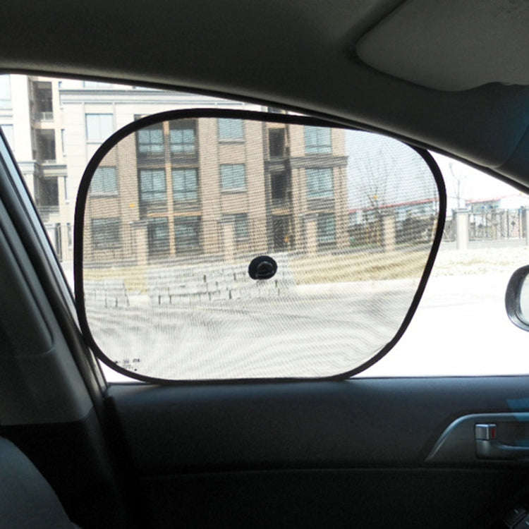 2 PCS Car Net Yarn Sunscreen Insulation Window Sunshade Cover, Size: 44*36cm