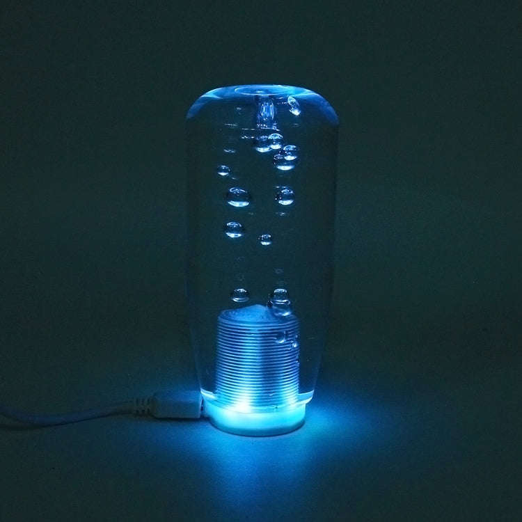 Universal Car Truck Transparent Bubble Colors LED Light Shift Knob Gear Lever Shifter, Length: 10cm
