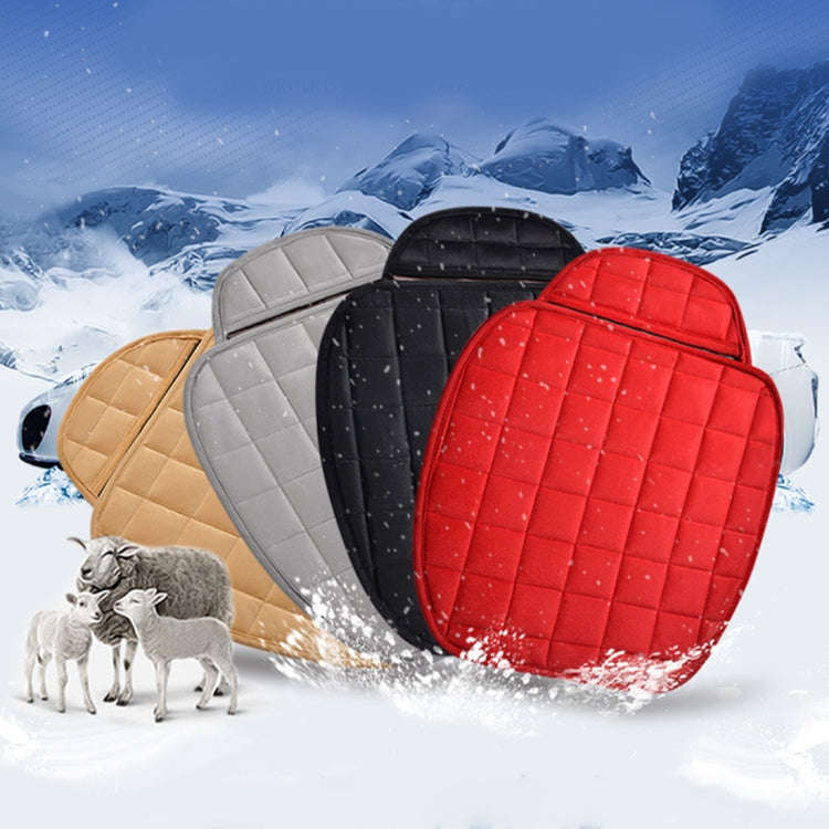 3 PCS / Set  Warm Car Seat Cover Cushion Five Seats Universal Two Front Row Seat Covers and One B...