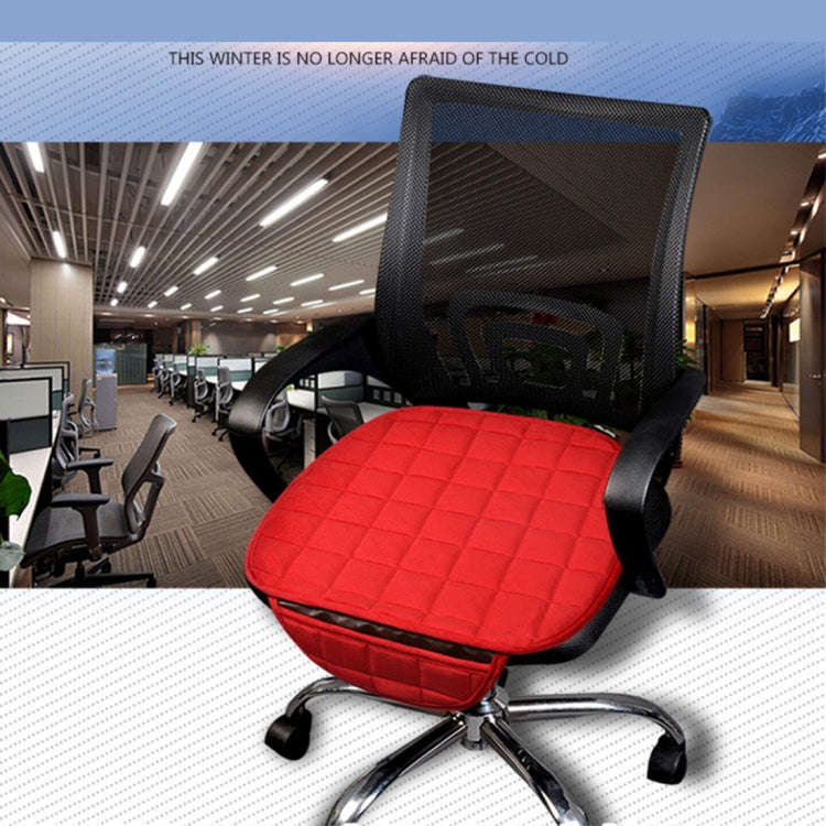 3 PCS / Set  Warm Car Seat Cover Cushion Five Seats Universal Two Front Row Seat Covers and One B...