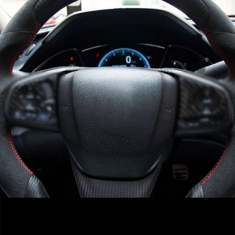 4 in 1 Steering Wheel H Logo Trim Decal Sticker for Honda Civic 10th Gen 2016-2019