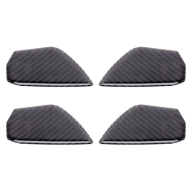 Carbon Fiber Inner Door Handle Bowl Cover Trim Decals Decorative Sticker for Honda Civic 10th Gen