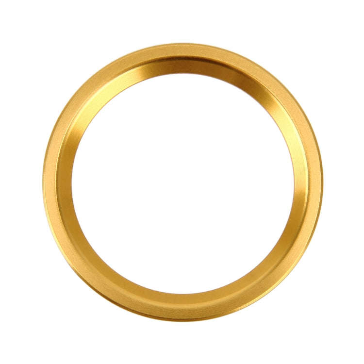 Car Engine Start Key Push Button Ring Trim Aluminum Alloy Sticker Decoration for Audi(Gold)