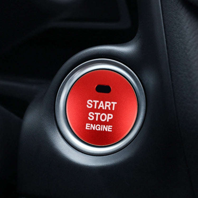 3D Aluminum Alloy Engine Start Stop Push Button Cover Trim Decorative Sticker for Mazda CX4 / CX5...