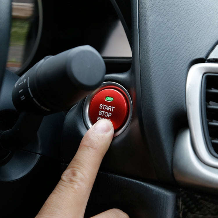 3D Aluminum Alloy Engine Start Stop Push Button Cover Trim Decorative Sticker for Mazda CX4 / CX5...