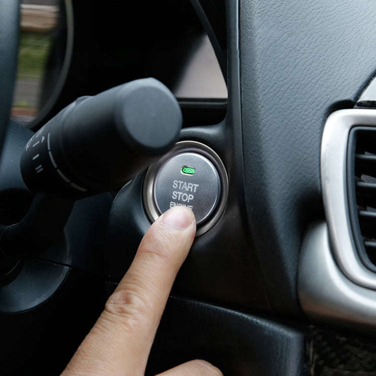 3D Aluminum Alloy Engine Start Stop Push Button Cover Trim Decorative Sticker for Mazda CX4 / CX5...