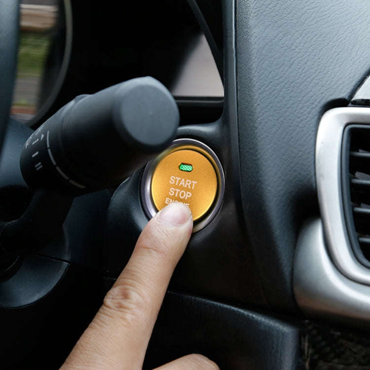 3D Aluminum Alloy Engine Start Stop Push Button Cover Trim Decorative Sticker for Mazda CX4 / CX5...