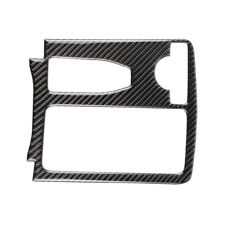 Car Carbon Fiber Left Drive Gear Position Panel Decorative Sticker for Mercedes-Benz W204 2007-20...