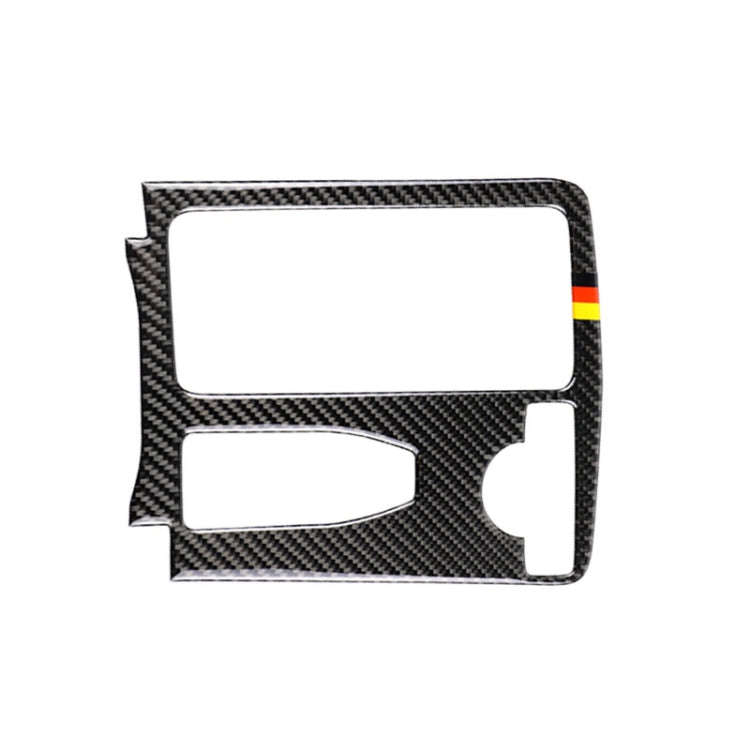 Car German Flag Carbon Fiber Right Drive Gear Position Panel Decorative Sticker for Mercedes-Benz...