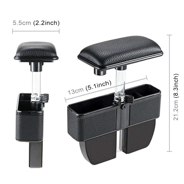 Universal Car Multi-functional Console Side Pocket Seat Gap Side Storage Box with Elbow Support P...