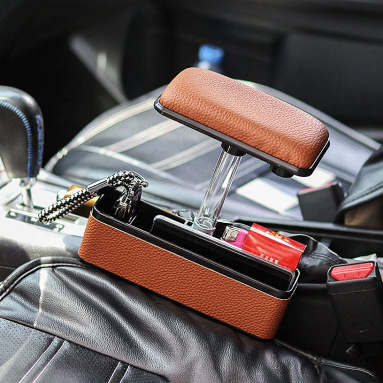 Universal Car Multi-functional Console Side Pocket Seat Gap Side Storage Box with Elbow Support P...