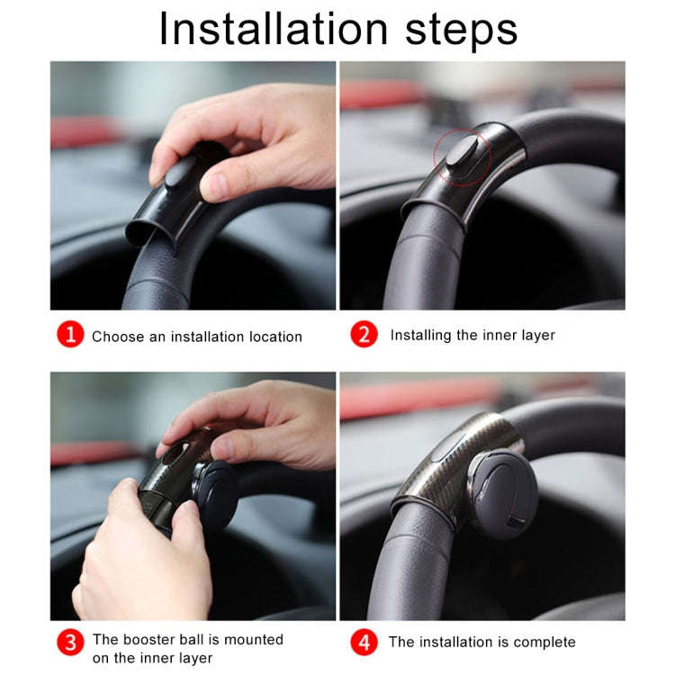 3R-2151 Car Auto Universal Steering Wheel Spinner Knob Auxiliary Booster Aid Control Handle Car S...