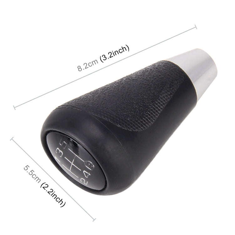 Universal Vehicle Modified Resin Shifter Manual 6-Speed Gear Shift Knob, Size: 8.2*5.5cm (Black)